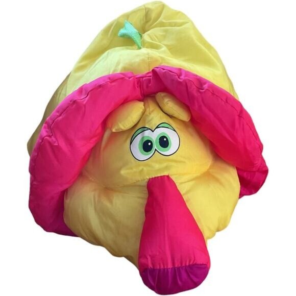 Vintage 1994 Fisher Price Big Things Lion Nylon Parachute Plush Animal Pillow - Picture 1 of 11